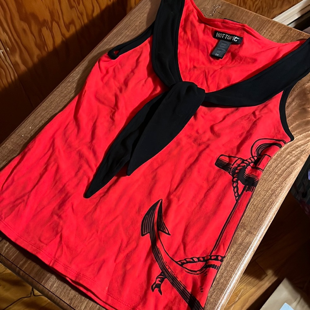 NWOT Hot Topic Retro sailor top